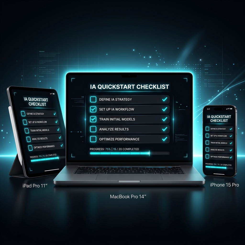IA Quickstart Checklist en todos tus dispositivos